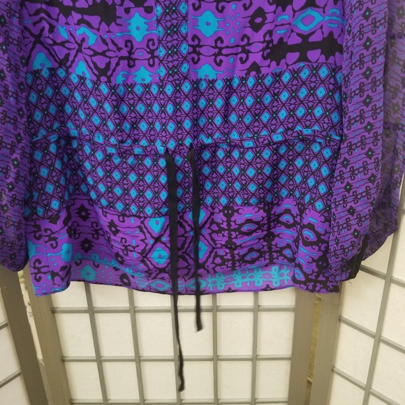 Nanette Lepore 100% Silk Made in USA Purple color in Size 2 - Picture 5 of 8